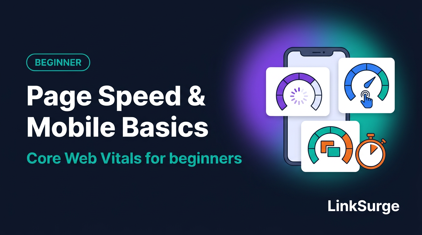 Mobile Pages and Page Speed: Core Web Vitals Explained for Beginners, and How They Really Relate to Rankings
