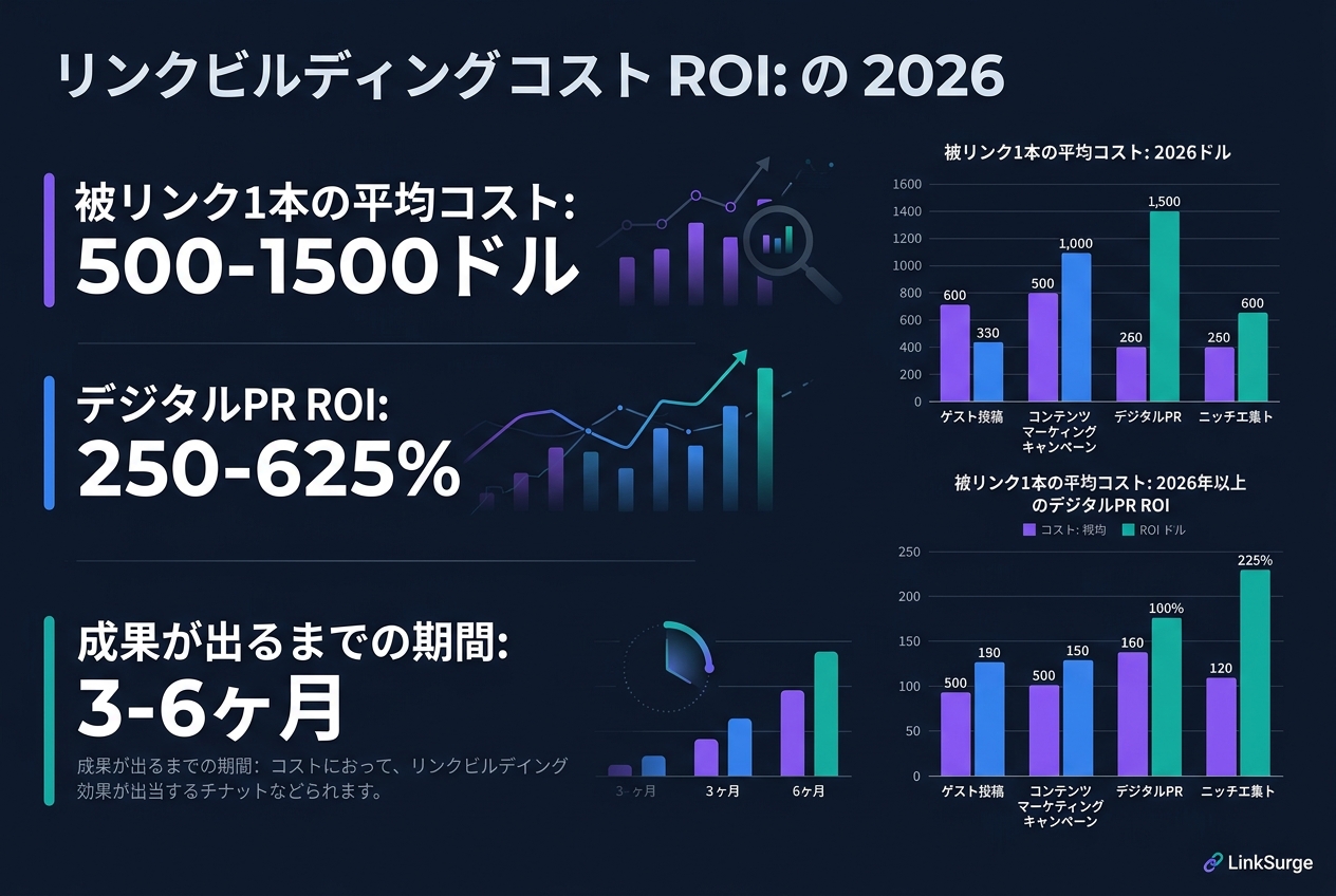 リンクビルディングのコストとROI比較