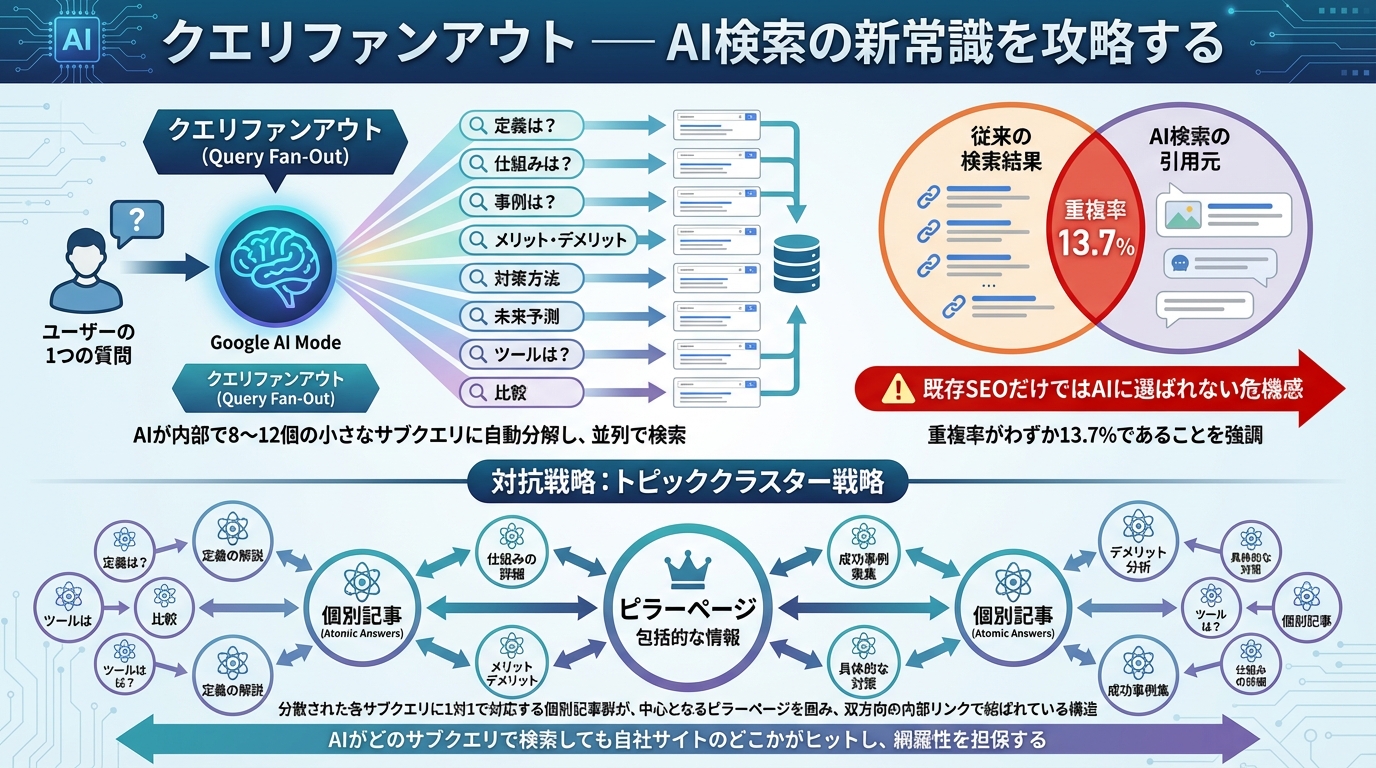 クエリファンアウト — AI検索の新常識を攻略する