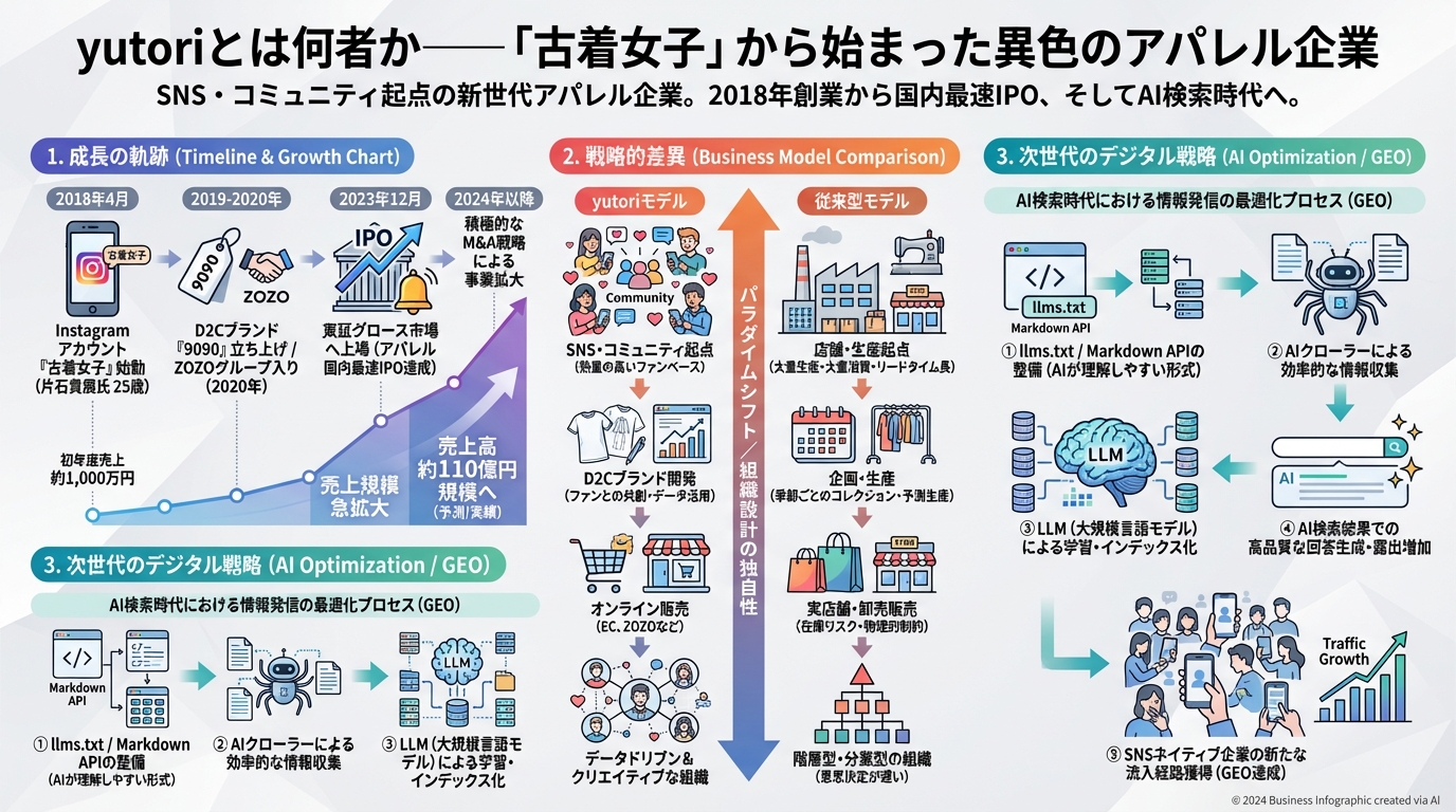 yutoriとは何者か——「古着女子」から始まった異色のアパレル企業