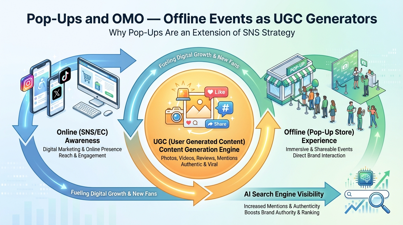 Pop-Ups and OMO — Offline Events as UGC Generators